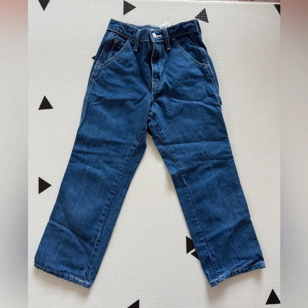 Old Navy|Big girl denim cargo jeans,wide leg (no distress) size 10 slim•••staple